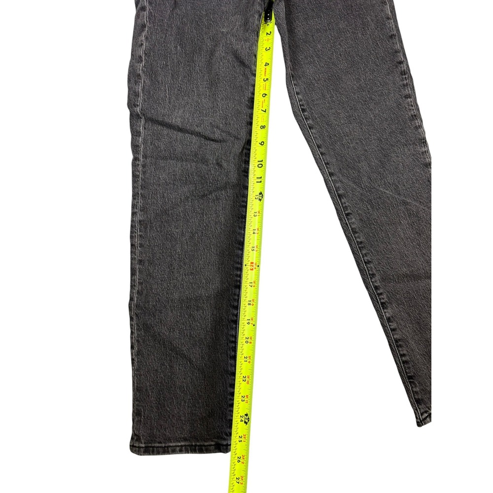 Madewell‎ The Perfect Vintage Jean High Rise Tapered Leg Washed Black Size 25 - Picture 6 of 7